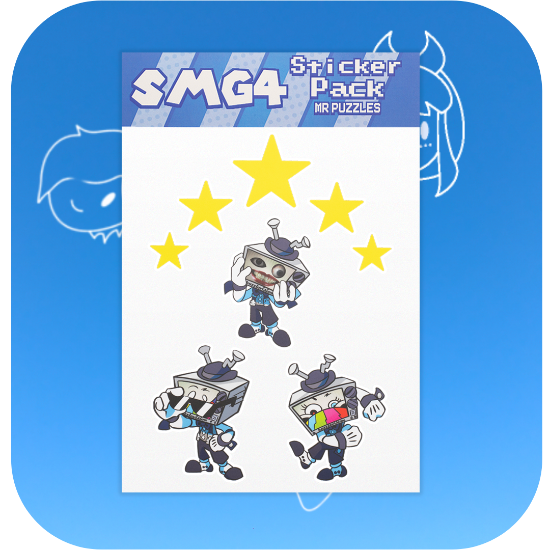 Mr Puzzles Sticker Pack – SMG4 Store