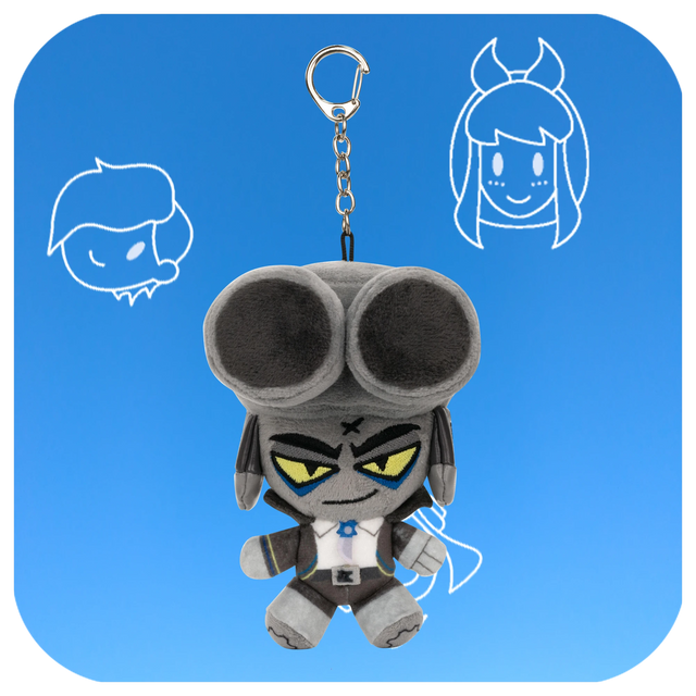 Mr WPNZ Plush Keychain