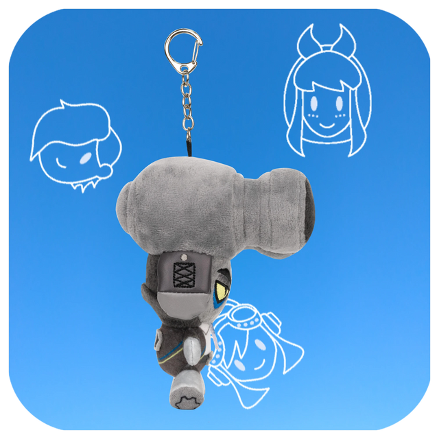 Mr WPNZ Plush Keychain