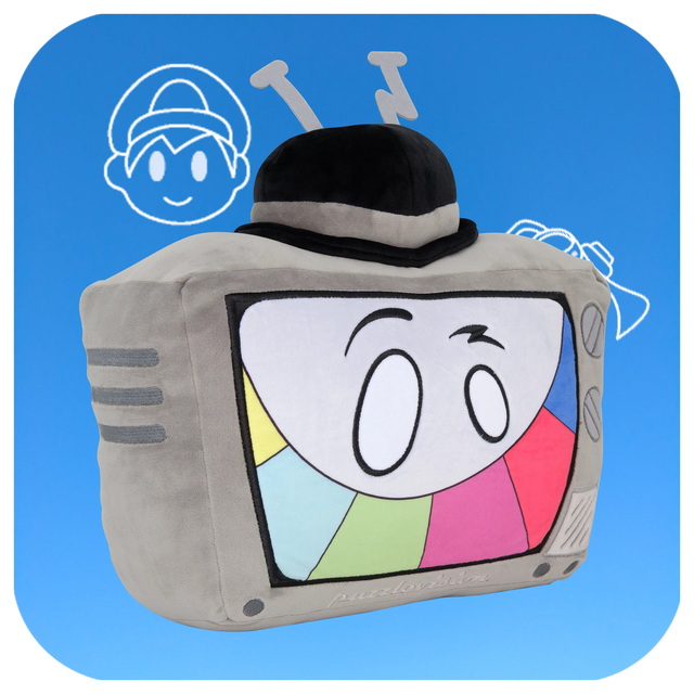 Mr Puzzles Pillow Plush
