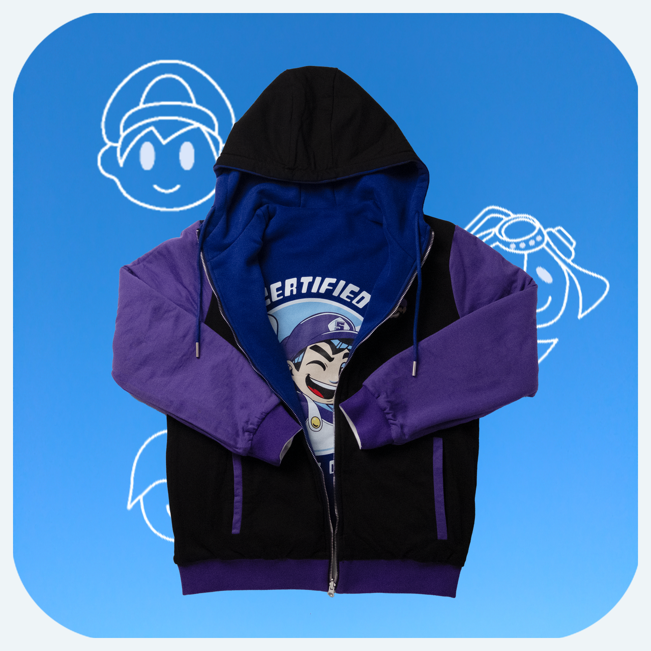 SMG4 - SMG3 Reversible Hoodie – SMG4 Store